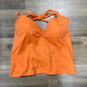 Venus Orange Swim Top